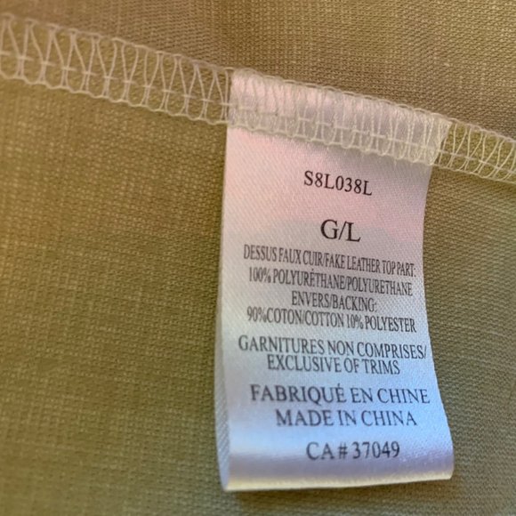 Coat, white, San Francisco, Large, False Leather. - Picture 8 of 10